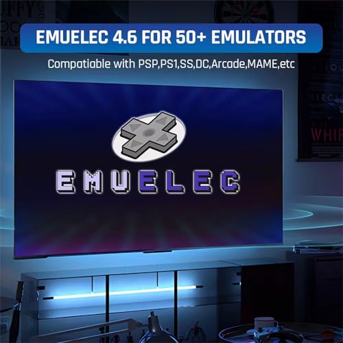 Retro Video Game Console with 70,000+ Games, Android 9.0 & EmuELEC 4.5, 4K HD S736