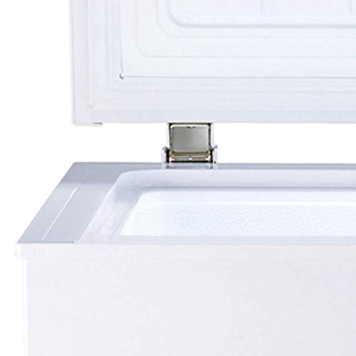 White 10 Cu.Ft Chest Freezer with 3 Removable Basket and Lock P2558