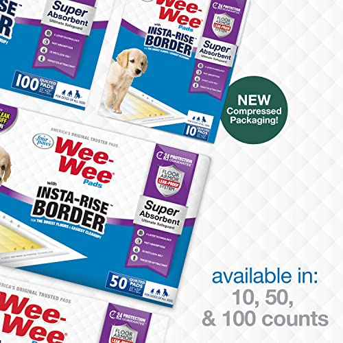 22" x 23" Unscented Quilted Potty Training Pads, 50 Count U52513