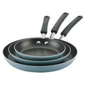 3 Piece Nonstick Aluminum Frying Pan Set, Aqua K57860