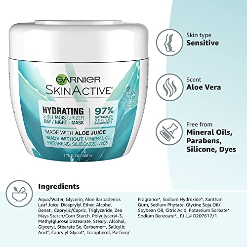3-In-1 Face Moisturizer with Aloe, 2 Count V86780