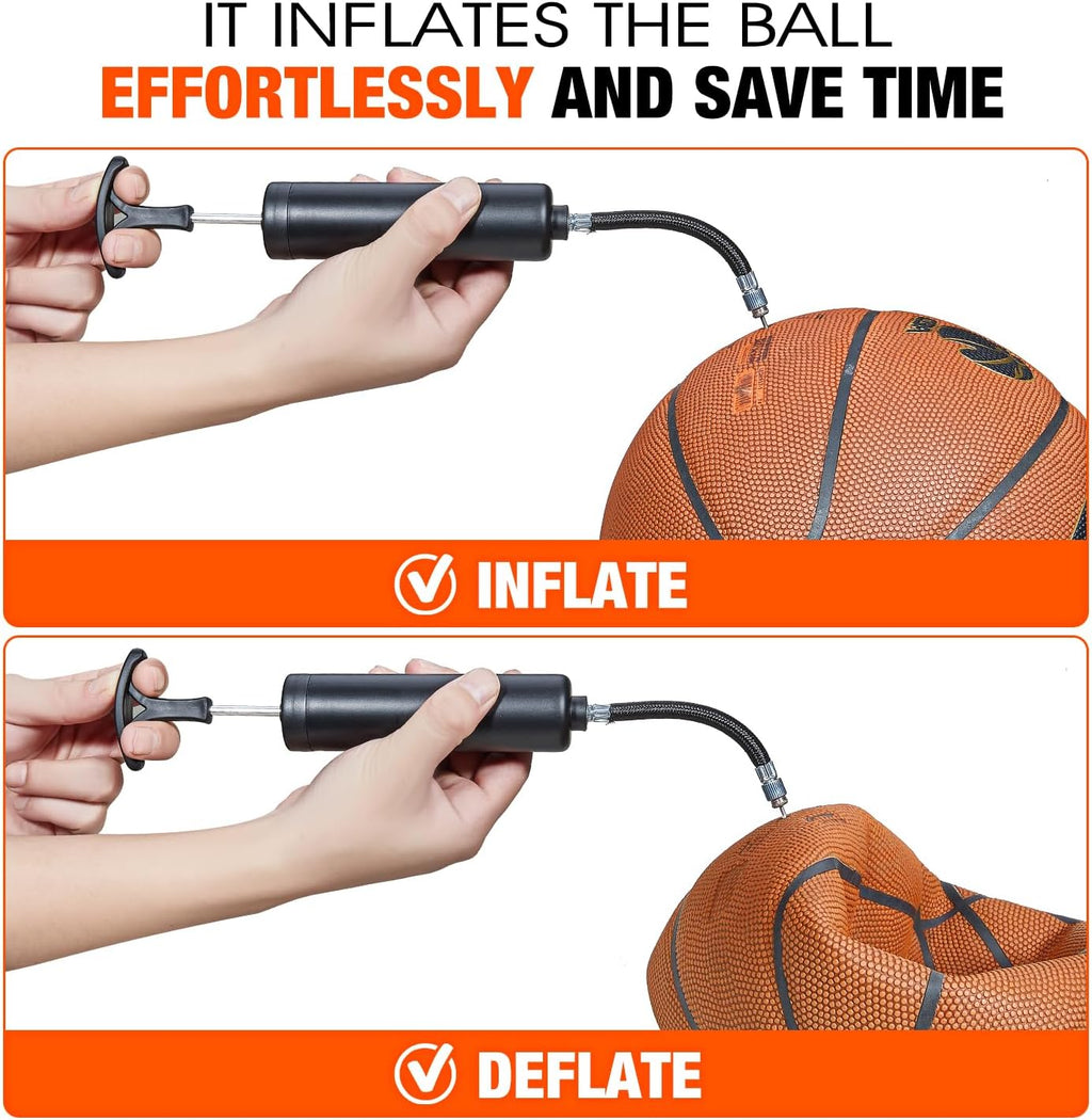 Ball Pump with 3 Needles, Extension Hose, Hand Pump Kit F612