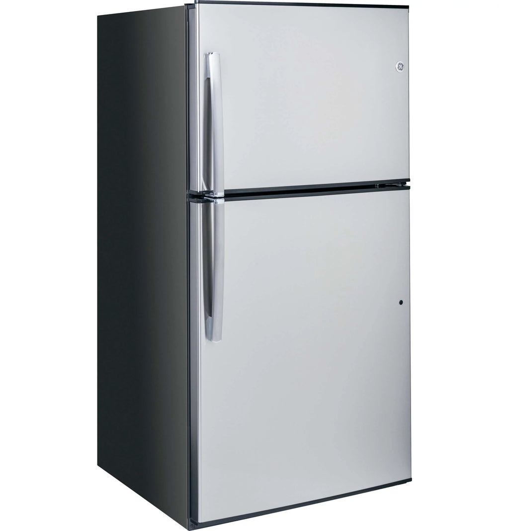 33 Inch Freestanding Top Freezer Refrigerator Stainless Steel N4900