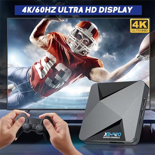 Retro Video Game Console with 70,000+ Games, Android 9.0 & EmuELEC 4.5, 4K HD S736