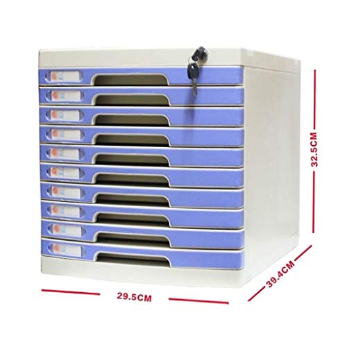 10-Layer Flat File Cabinet with Lock Q438592