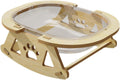 Beige Solid Wood Cat Bed N6175