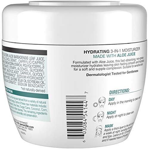 3-In-1 Face Moisturizer with Aloe, 2 Count V86780
