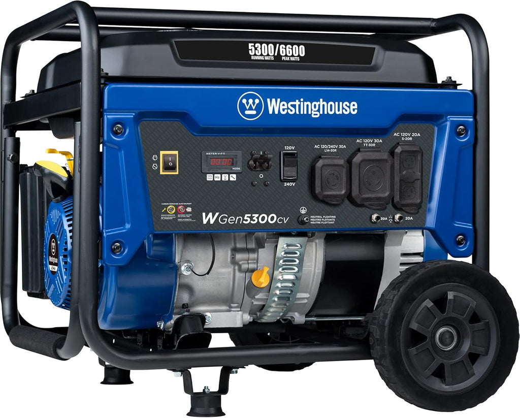 Portable Generator 7500 Rated Watts 9500 Peak Watts Gas Powered S8266