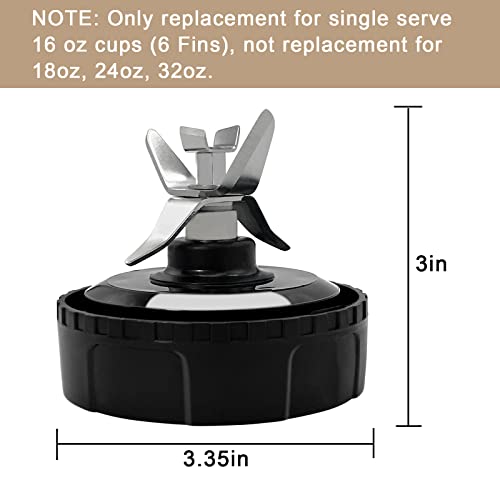 6 Fins Blender Blade Replacement for 16 oz Cup D450122