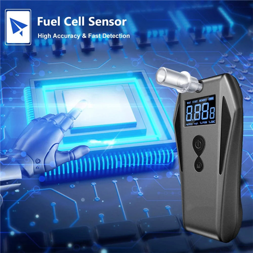 Portable Breath Alcohol Tester with 10 Mouthpieces K10441