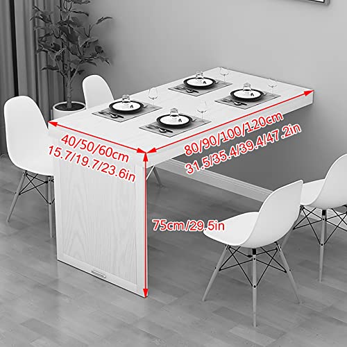 Folding Wall-Mounted MDF Dining Table X37961