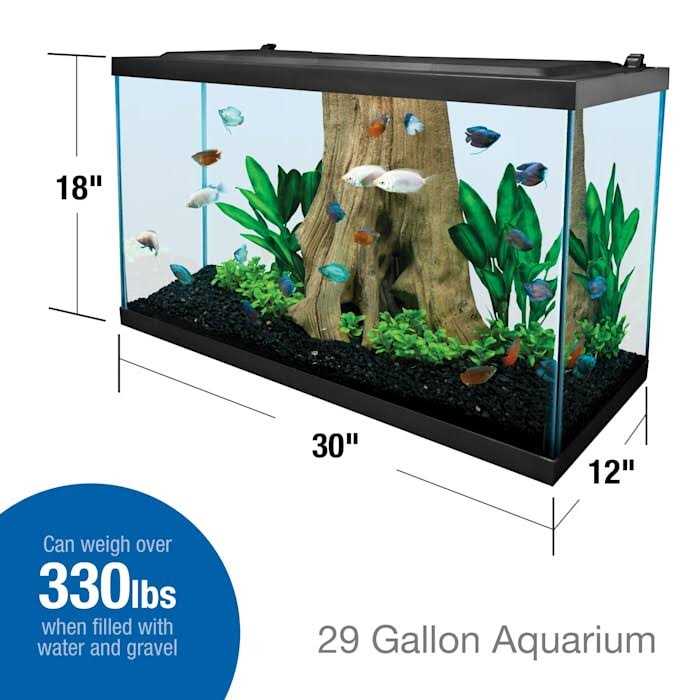 29 Gallons Glass Aquarium J3385