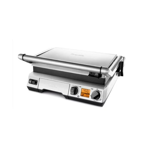 Brushed Stainless Steel Electric Countertop Grill E86759