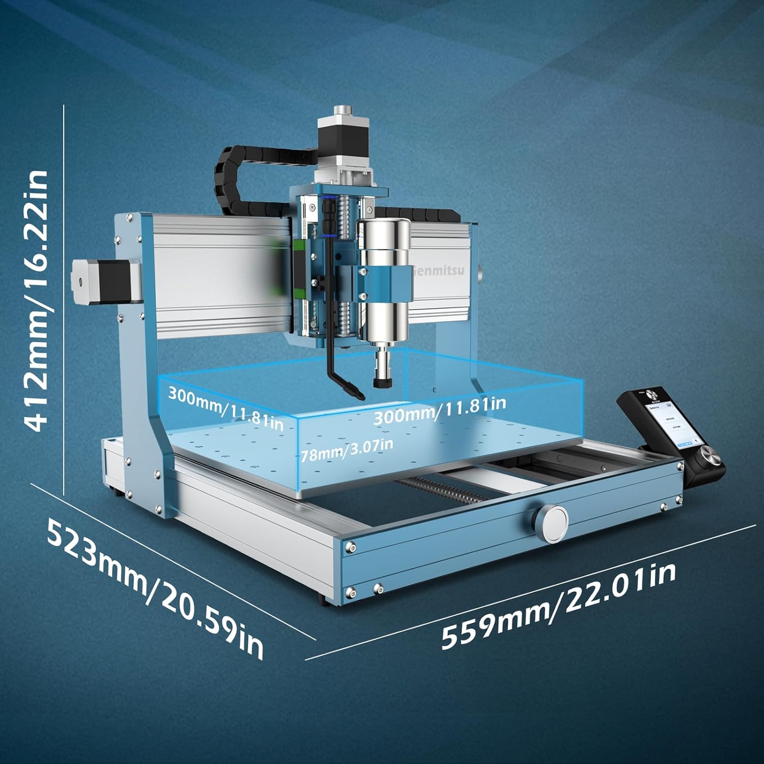 CNC Router Machine with Linear Guide & Ball Screw Motion H222163