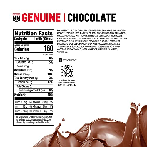 Strawberry Protein Shake, 11.16 Fl Oz (Pack of 12) J783
