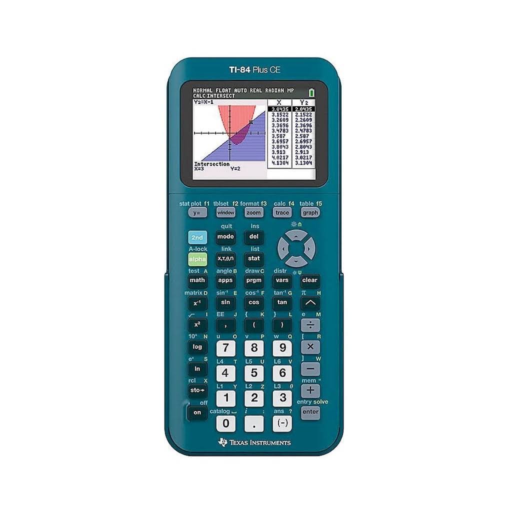 Teal Handheld Graphing Calculator D57108