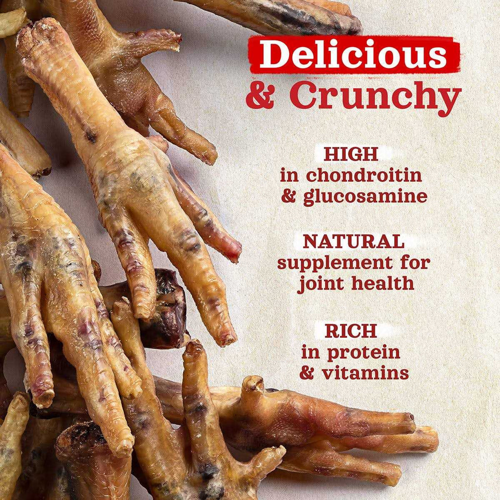 Natural Farm Chicken Feet Dog Treats W580792