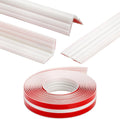 Creamy White 16.4 Ft x 1.5 In Self-Adhesive Wall Molding Trim R891