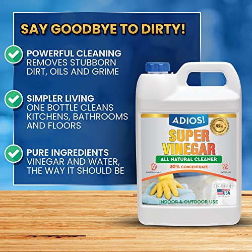 30% Concentrate White Cleaning Vinegar (1 Gallon) U429507