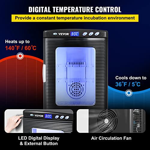 Black 25L Digital Reptile Incubator D258
