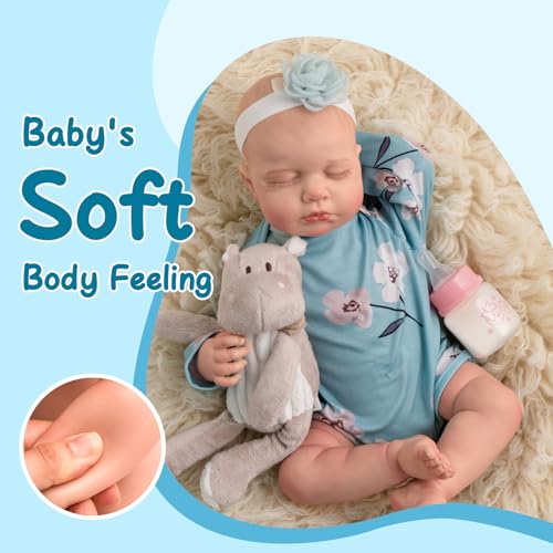18 Inch Realistic Reborn Baby Doll with Pink Clothing C82320