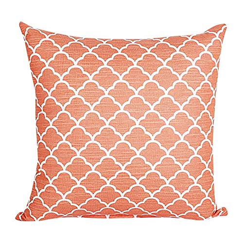 18x18 Inches Striped Linen Throw Pillow Covers S7668