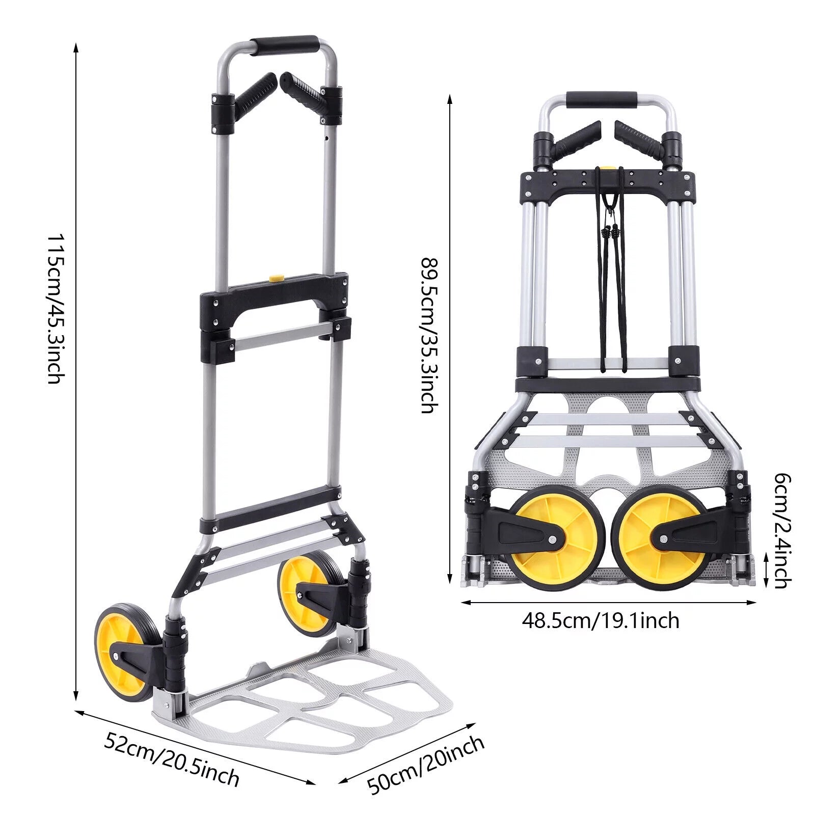 Portable Folding Hand Truck 120kg I43948