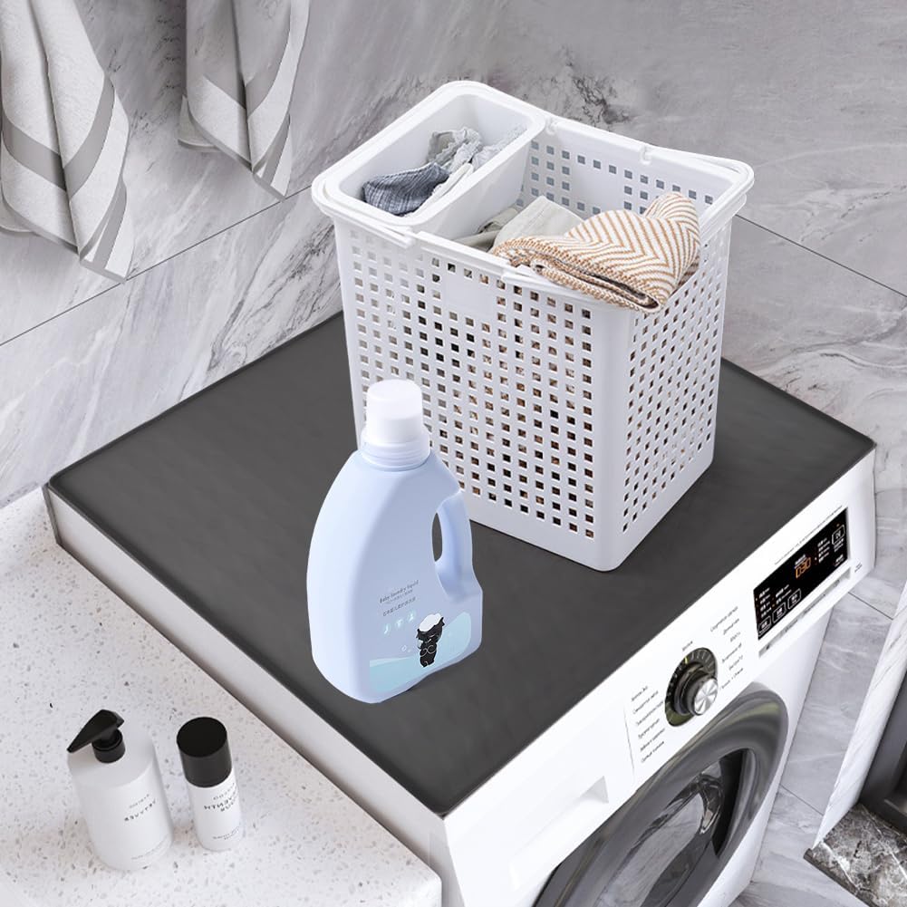 23.6'' x 19.7'' Silicone Non-slip Washer and Dryer Top Protector Mat Y187