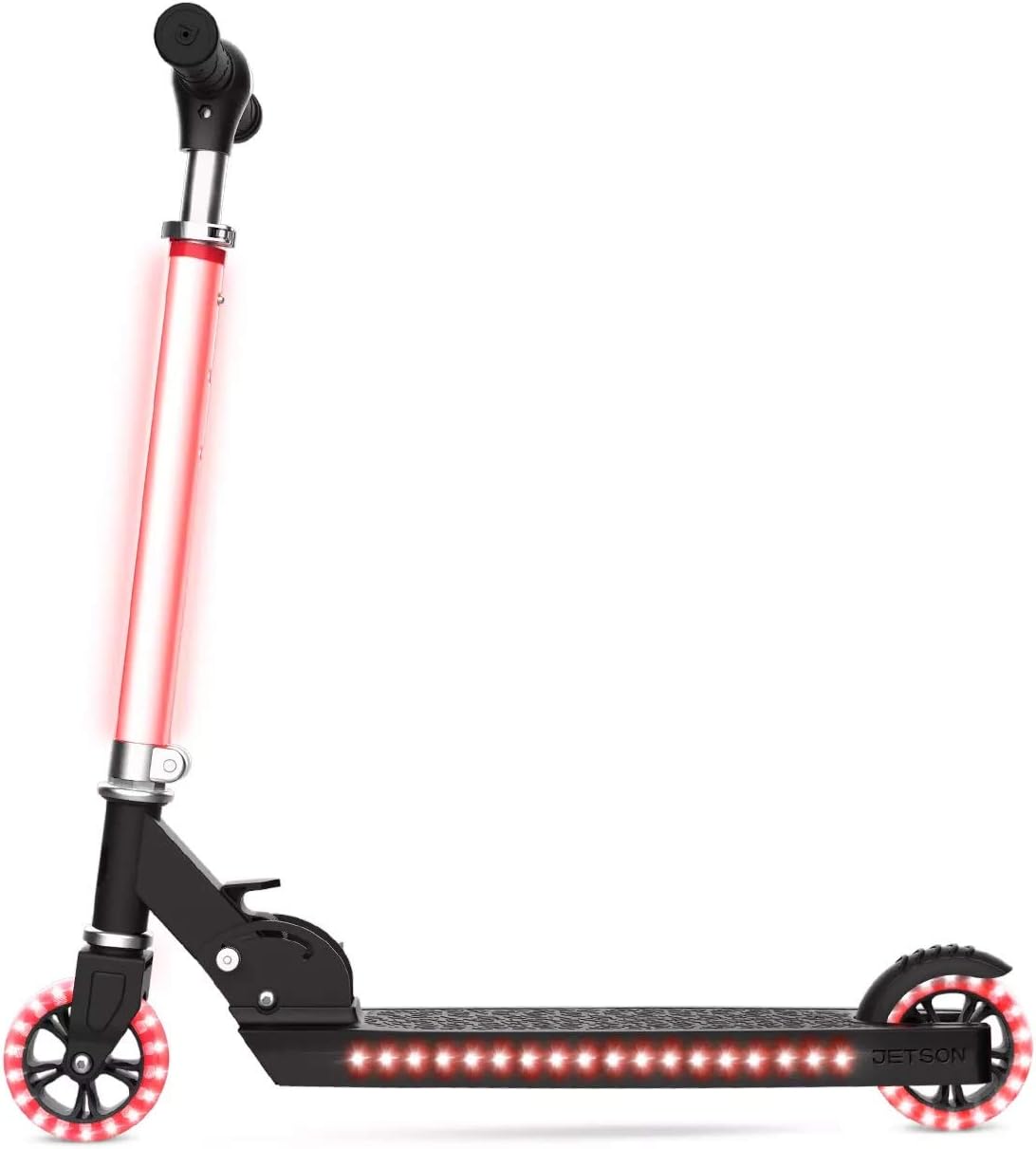 Black 2 Wheel Light-Up Scooter U17015