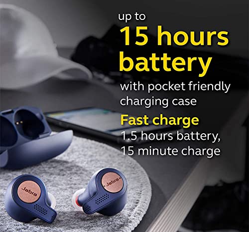 True Wireless Earbuds with Charging Case, Copper Black V5605