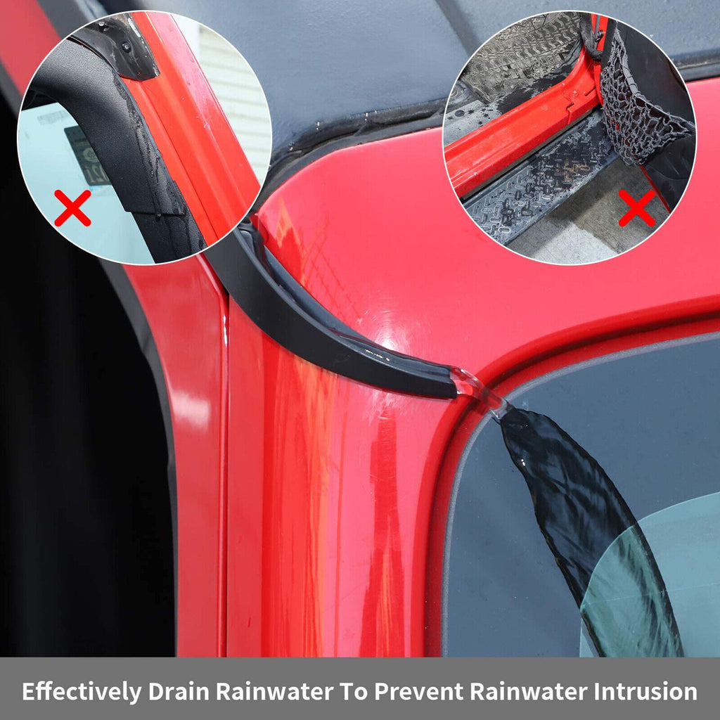 Car Roof Water Rain Diverter Gutter Extension U731520