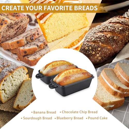 Cast Iron 9x5 Inch Loaf Pan with Lid 2 Piece Set M9221