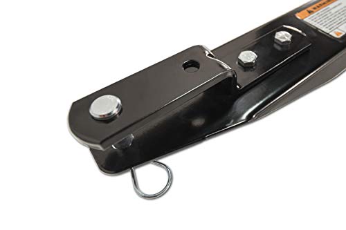 Black 750-Pound Max Utility Tow Behind Dump Cart H658