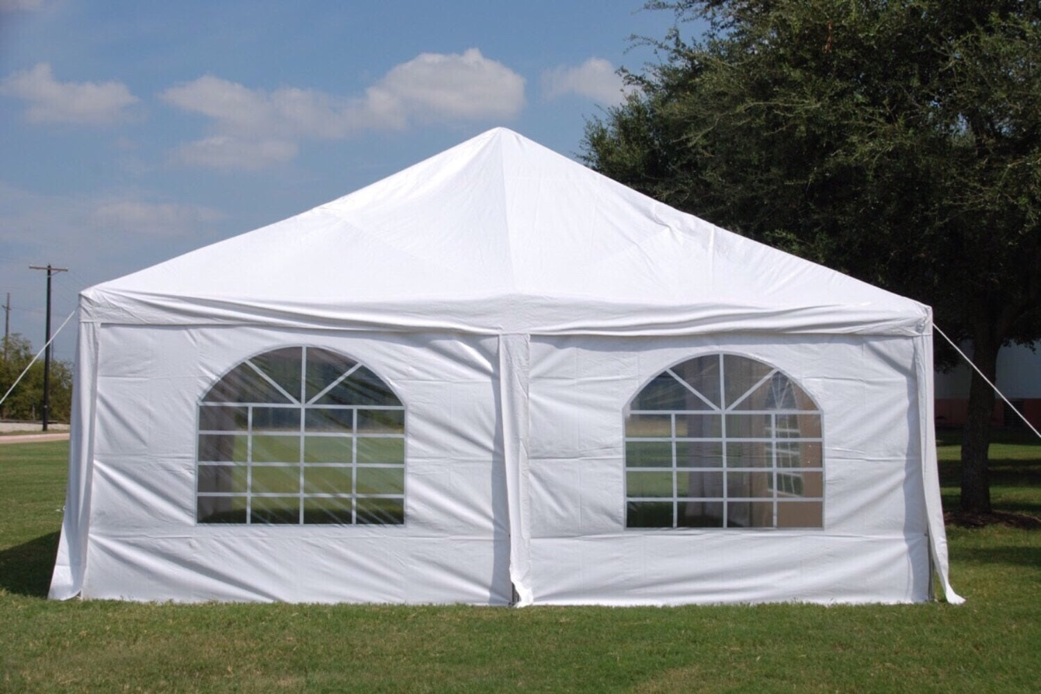30'x20' White PVC Frame Tent Canopy Shelter O498293