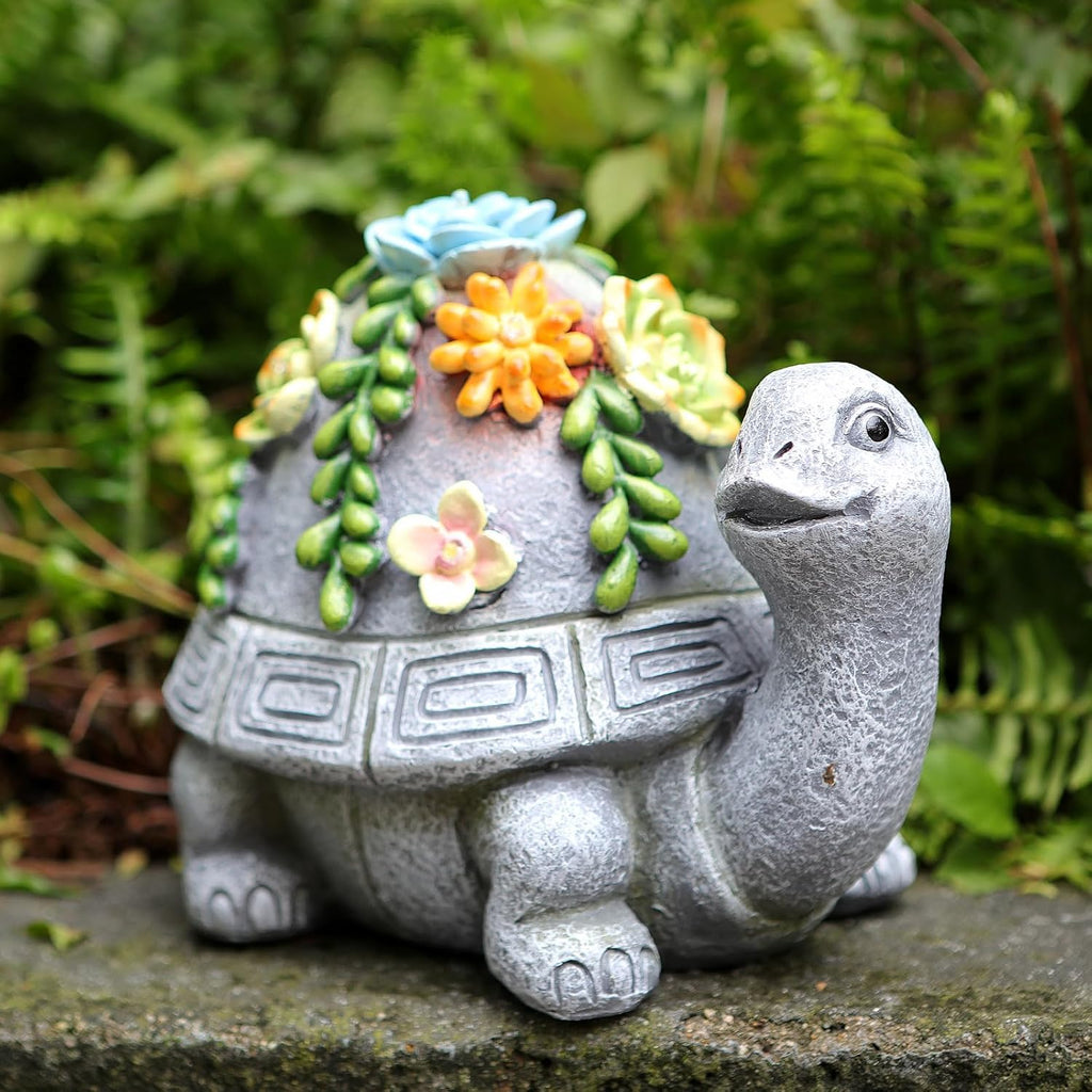 Turtle Statue with LED Lights S210036
