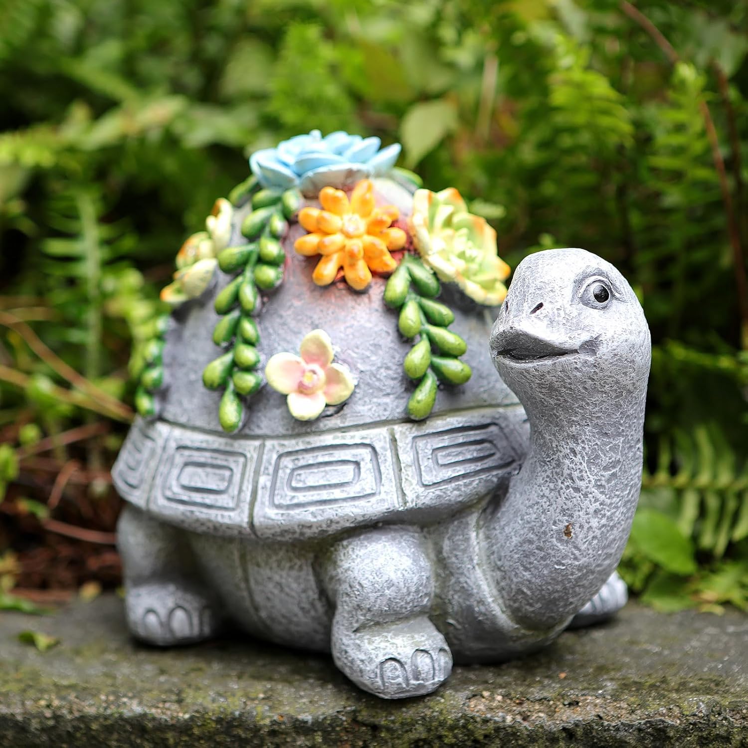 Turtle Statue with LED Lights S210036