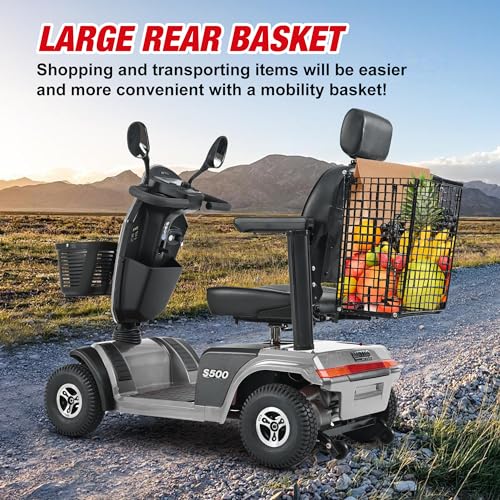 Grey 4-Wheel Electric Mobility Scooter H48618