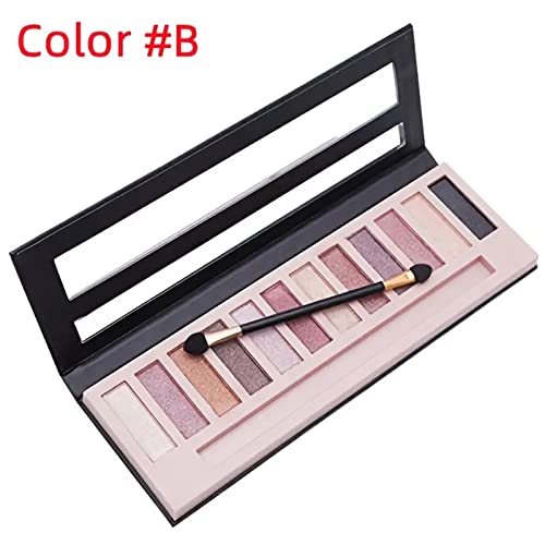 2 Pack 12 Colors Nude Matte Shimmer Eyeshadow Palette V40042