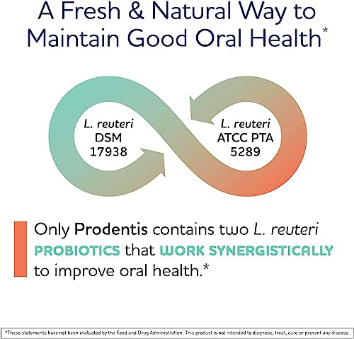 30 Mint-Flavored Oral Probiotics Lozenges O46943