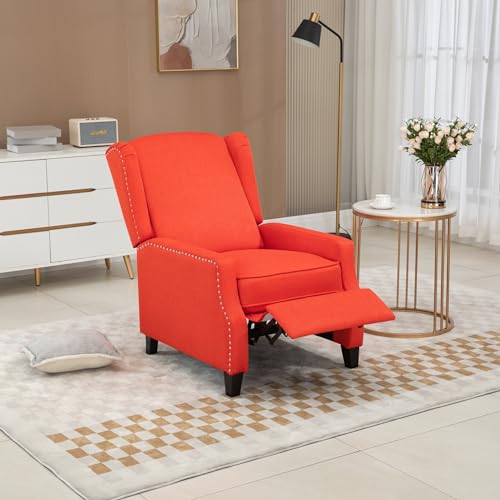 Red Adjustable Wingback Recliner Chair I512008