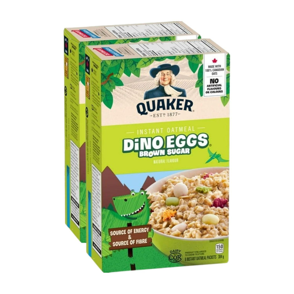 Dino Eggs Brown Sugar Instant Oatmeal, 10.7 oz (Pack of 2) K207
