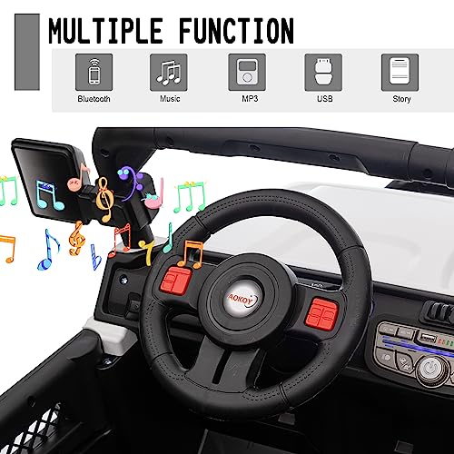 Black 24V Ride On Car with Remote Control E653289