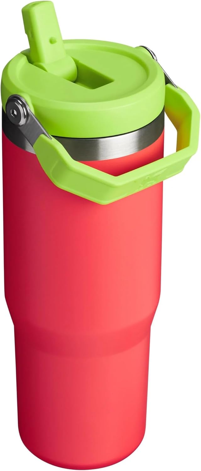 30 oz Stainless Steel IceFlow Flip Straw Tumbler V2996