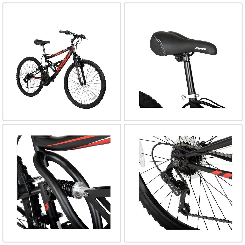 Black Dual Suspension Mountain Bike K723682