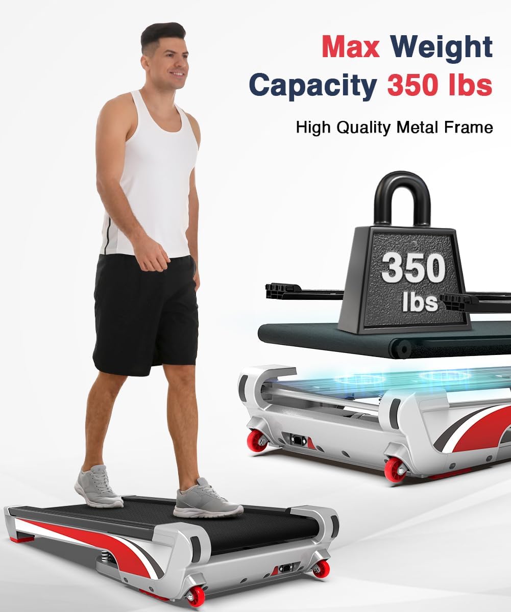 Walking Pad Treadmill with 6% Incline, 350+ lb Capacity W65267