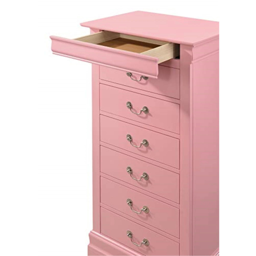 Pink 7 Drawer Lingerie Chest I501092