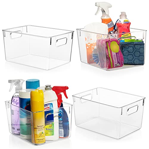 Clear Plastic Storage Bins T4704