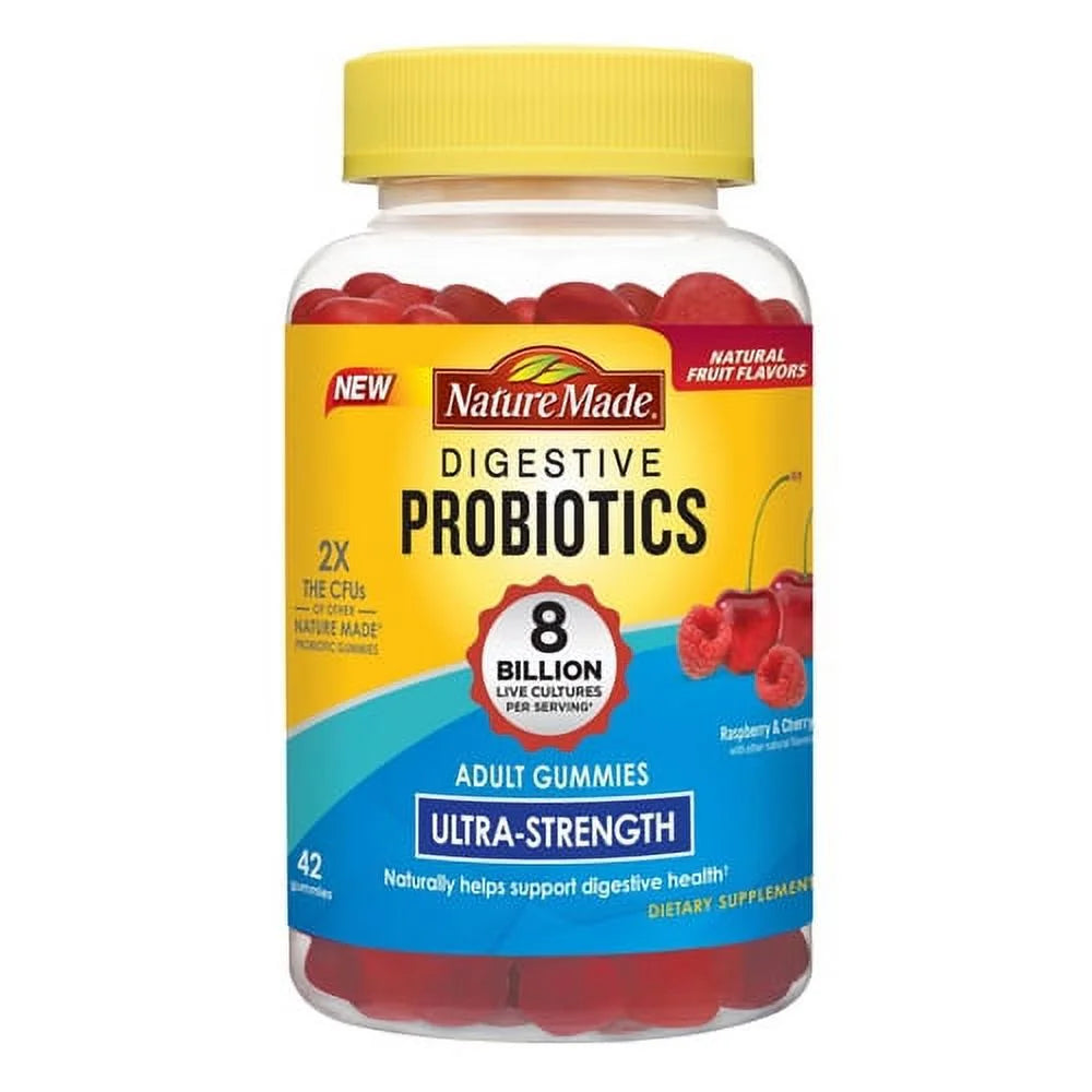 42 Ea 3 Pack Digestive Probiotics Ultra Strength Gummies O86059