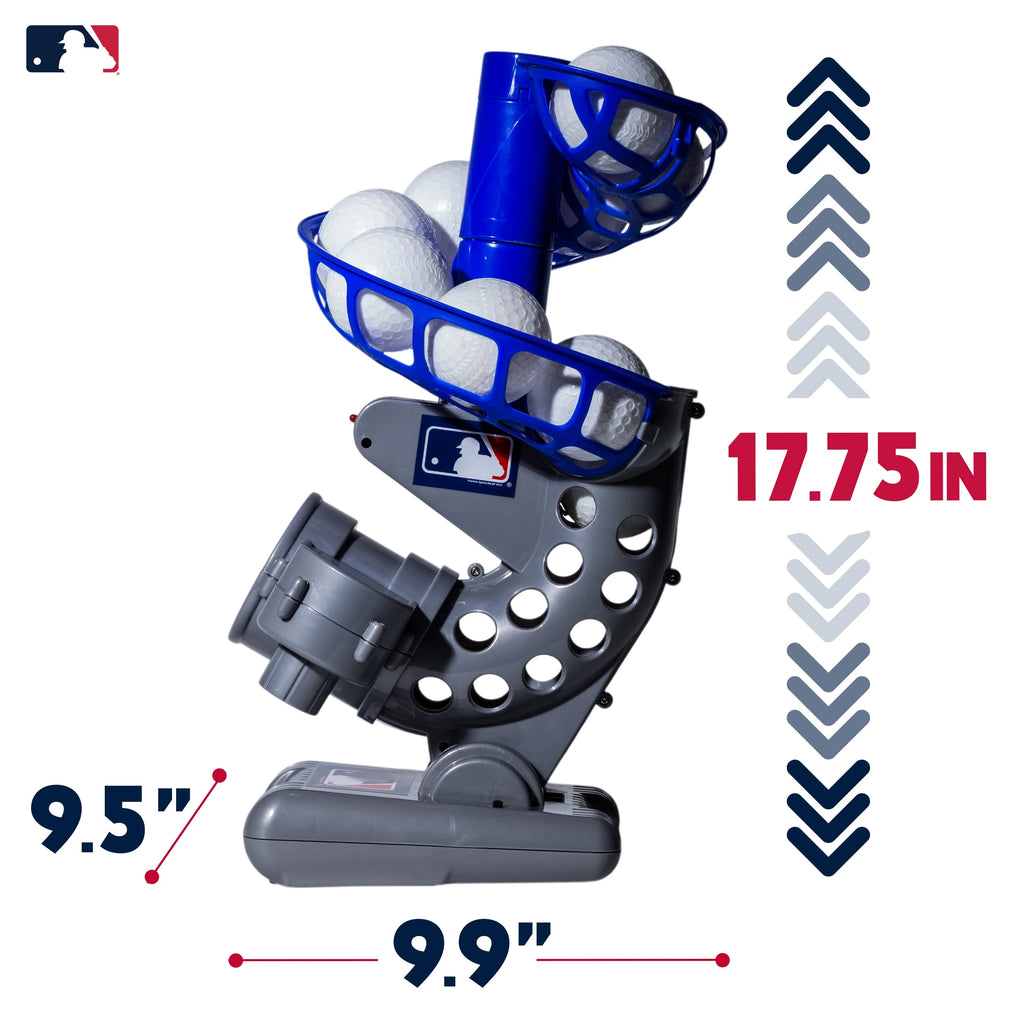 Kids Baseball Pitching Machine Height Adjustable with 6 Plastic Balls R654