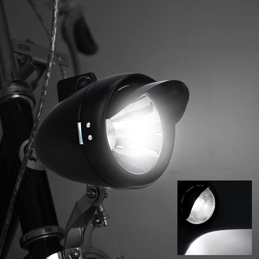 Retro Front Headlight with Visor 7 Led M9351
